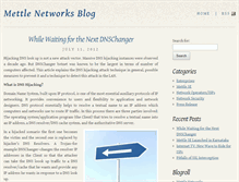 Tablet Screenshot of blog.mettlenetworks.com